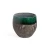 Ceramic plant pot, size 16x13 cm, brown with green color
