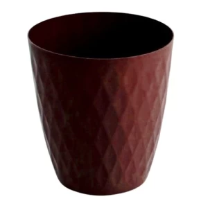 High-Density Polyethylene Waste Bin Dark Brown, Model WFFS8 | AL-FURIDI FACTORY FOR PLASTIC INDUSTRIES