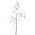 زهور صناعية، لون أبيض، ارتفاع 47 سم