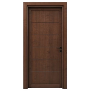 Premium Wooden Door 235x115 cm, Dark Brown, 6 cm Thickness | BM01