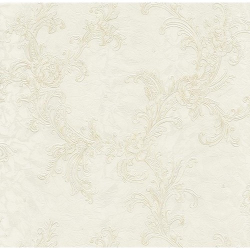 Italian Wallpaper 10m x 0.73m Off White, Model 25072 | Balbaid Decor Company