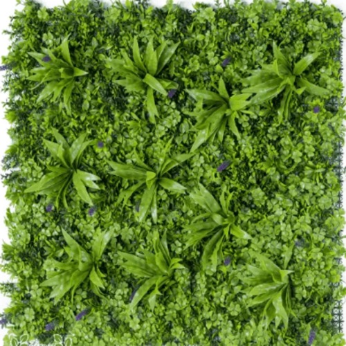 Artificial Wall Grass Coverage 1 m² Thickness 4 cm Green White Color | 