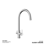 kitchen Sink Mixer Dimensions 40.4 x 22.7 x 13 cm, Glossy Chrome Color