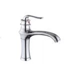 Automatic Washbasin Mixer Short, Chrome Color