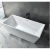 Golden Acrylic Rectangular Bathroom Bathtub White, Size 75x170 cm
