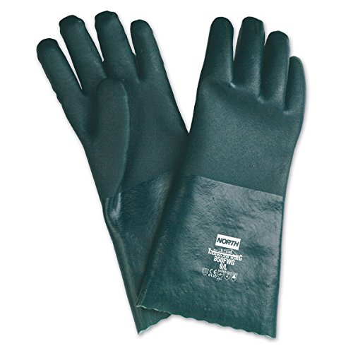 Trower King Glove Size 8M Green PVC Coating 35 cm | ARAB PROS COMPANY