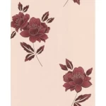 Italian Floral Wallpaper Size 10m x 0.53m, Pink Color, Model 30504