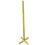 Steel Sign Post Size 1.5 Meter, Yellow Color