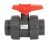 Ball Valve Aplaco Brand PVC Schedule 80 Size ½ Inch Color Gray