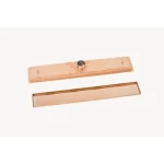 صفاية تصريف مستطيلة، مقاس 60×10 سم، لون وردى ذهبى