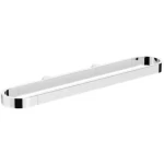 حامل مناشف ستانلس ستيل طول47 سم، عرض 10 سم، ارتفاع 2 سم ، لون كروم