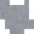 MESSEL Stone-Texture Wall Tiles, Gray Color, 10 mm Thickness, Size 44x66 cm