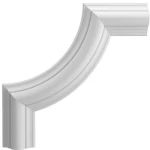 PU Foam Ceiling Strips, Size 20x20 cm, white color | Zakharef Company