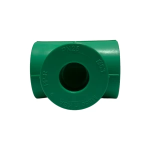 PPR Tee Reducer Size 40×50×50 mm Pressure 25 Bar Green | Thermal pipes factory (TPF)