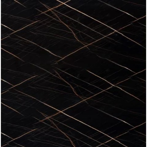 Marble Alternative 290 x 120 cm Rectangle Black with Brown Veins | Luxury line