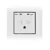 Electrical Switch socket 2g 16 Amp Brand AL-FANAR Model  Omnia Size 7x7 Color White with Black Ring