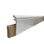 نعلة جدار فايبر، مقاس 240×13.5 سم، لون ابيض، موديل FIB-135