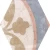 Hexagonal Porcelain Tiles Veracruz, Spanish Patterns, Size 23×27 cm, Multicolored