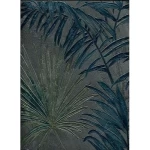 ورق جداري ايطالي لون رمادي تصميم مشجر، مقاس 10 م×0.70 م، موديل rc16092