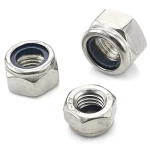 Stainless Steel A2 Nylon Insert Lock Nut,  Size  16 mm Grade 4.8, DIN 985 Standard | Aobsco Company