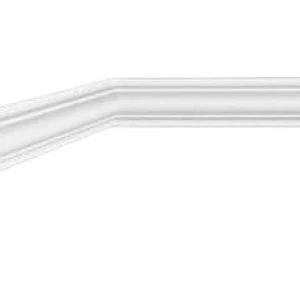 بانوهات حائط فوم 2.5 سم لون أبيض، رقم الموديل 5487FB8/19-1-2 | Crown Molding