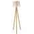 Floor Lamp with Shade, Height: 148 cm, Leg width: 60 cm, Shade diameter: 40 cm, beige Color