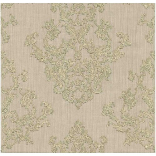 Classic Wallpaper Light Brown, 10m x 0.73m, Model 56837 | Balbaid Decor Company