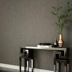 Plain Design Wall Covering, Length 10 m, Width 50 cm, light gray Color