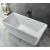 Classic Modern portable bathroom bathtub Rectangular Size 150 cm, White Color