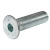 White Zinc Plated Countersunk Allen Bolt DIN 7991,   Grade 10.9, Size Diameter 8 mm, Length 35 mm | Aobsco Company