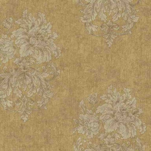 Floral Wallpaper Brown Color 10 m x 0.53 m, Model EP6124 | Balbaid Decor Company