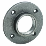 Iron pipe flange, size 1 1/2 inches, Grainger Approved brand