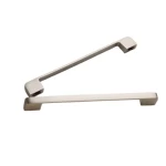 مقبض خزانة مطبخ، لون فضي