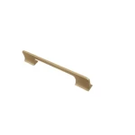 ماسكة خزانة مطبخ ستانلس ستيل شكل قوس، طول 16 سم، لون ذهبي | شركة روائع المطابخ