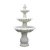 Ceramic decorative fountain, white color, dimensions 200x100x200 cm, model 13100