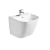 White Ceramic Square Shape Wall Mounted Hand Washbasin, Size 50.5x44.5x39 cm