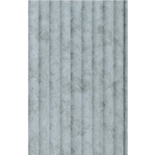 Chinese PVC Wood Replacement Panels 13x290 cm, Corrugated Gray | Luxury line