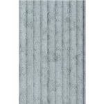 Chinese PVC wood replacement panels, size 13 x 290 cm, corrugated gray