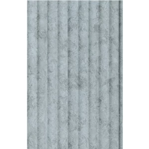Chinese PVC Wood Replacement Panels 13x290 cm, Corrugated Gray | Luxury line