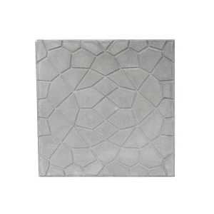 بلاط أرضيات أسمنتي 40×40×4 سم، لون رمادي، تصميم صدف | Al Wasd Industrial