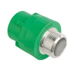 PPR Adapters with Male Thread  Al-Jawdah Company Size 25 mm × 3/4 inch Thickness 5 Color  Green