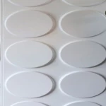 تغطية جدارية 3D، حجم 50×50 سم، لون أبيض، اسم الموديل ايلبسيس