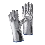  Aluminum heat insulation gloves               