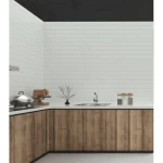 Wall Ceramics Brilliant, 30x10 cm Thickness 8 mm, White | Saudi Ceramics
