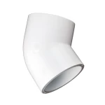 UPVC Elbow 45° Al-Munif  Size 1 ½ inch   Color White 