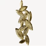 Metal Decorative Board, Gold Color, Size 122.5x5.7 cm