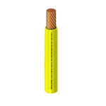 THHN/THWN Copper Cable PVC 105°C Insulation Alfanar Size 2.08 mm² Diameter 2.7  mm 600 Volt Length  Yellow Color