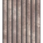 ورق جداري تصميم مقلم لون بني طول 10 م، عرض 0.53 م، موديل 2-371