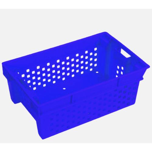 HDPE Plastic Box for Dates 57x37x22 cm Blue, Model SW-2443-MVT5Q | AL-FURIDI FACTORY FOR PLASTIC INDUSTRIES