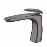 Short Washbasin Mixer Size 11×12.7 cm, Grey Color